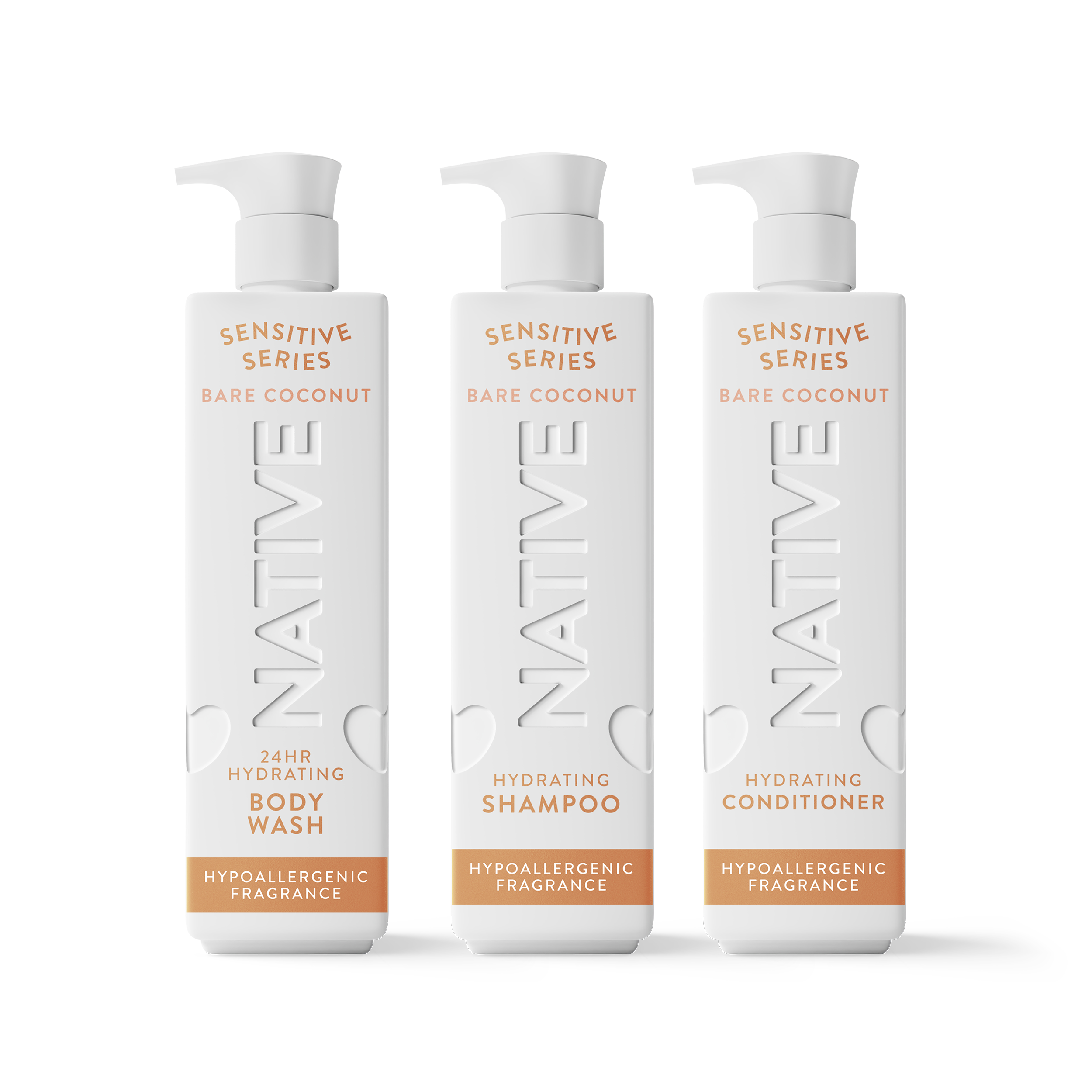Shower Essentials Trio - Clean Bundle