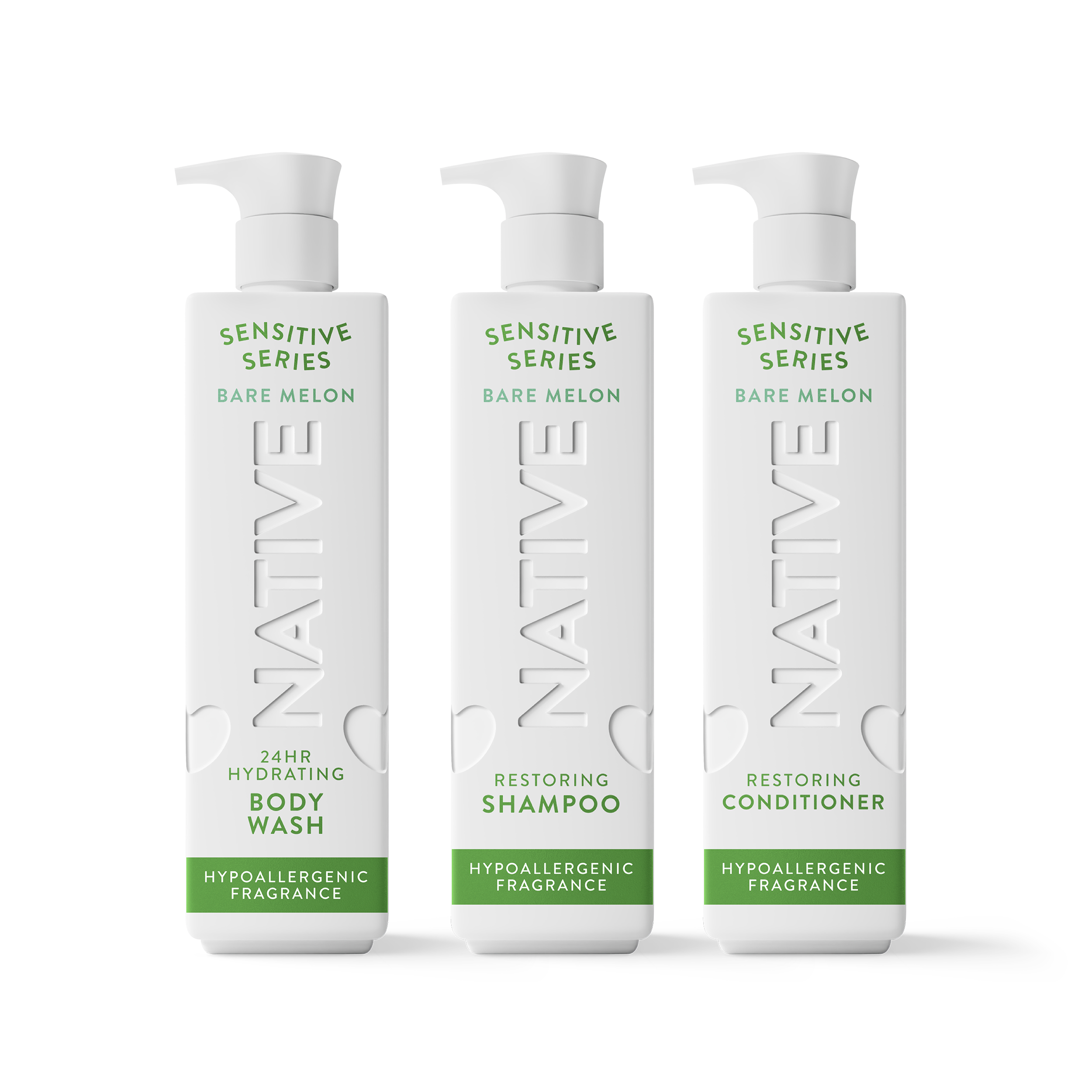 Shower Essentials Trio - Clean Bundle