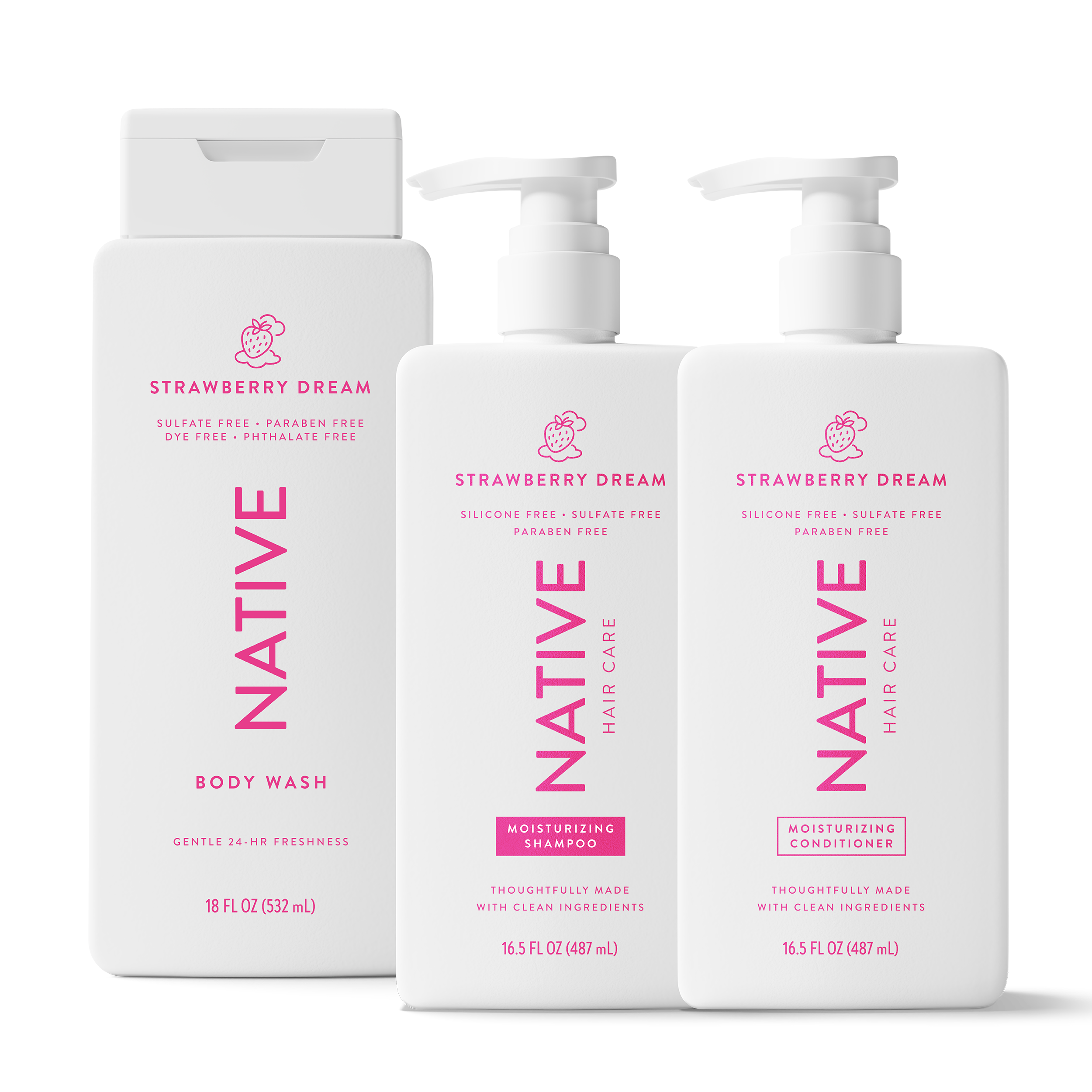 Shower Essentials Trio - Clean Bundle