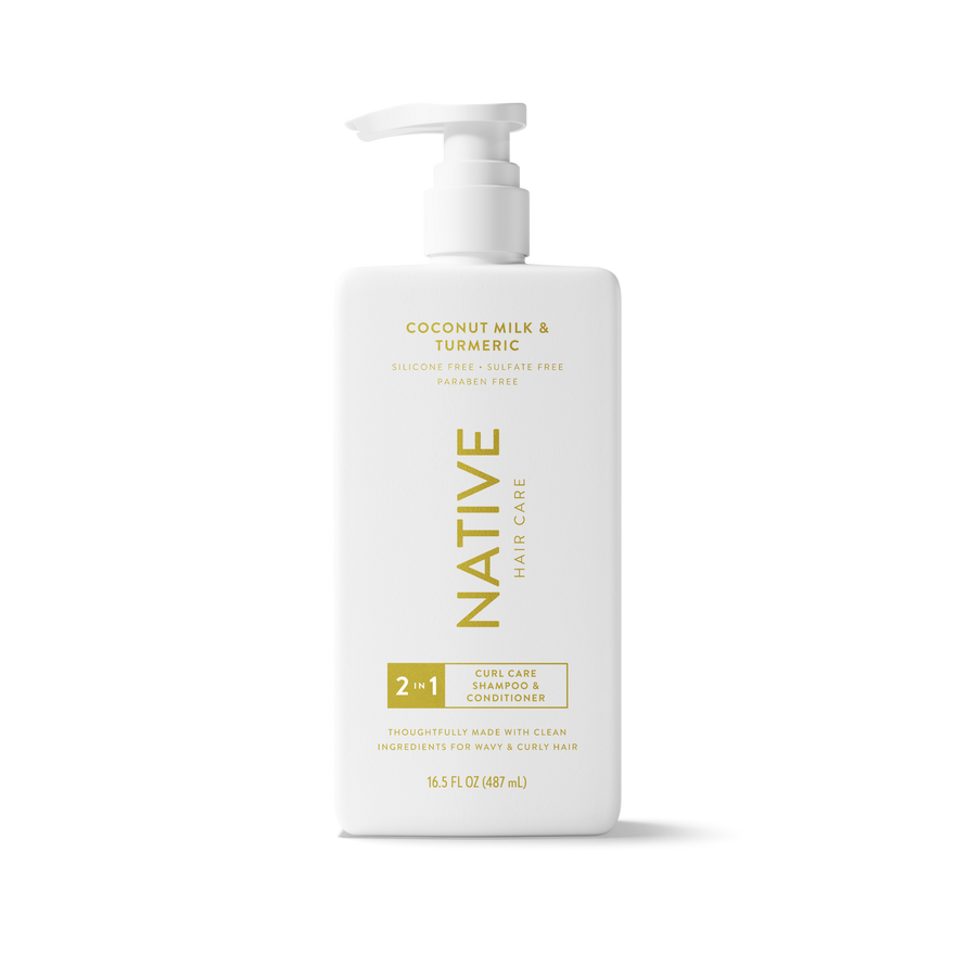 Curl Care 2-in-1 Shampoo & Conditioner - Hair Care (16.5oz)